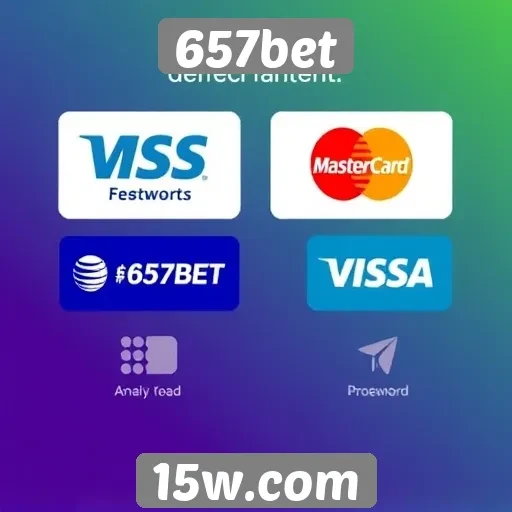 Métodos de pagamento no 657bet